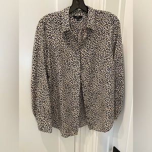 Jcrew leopard button down